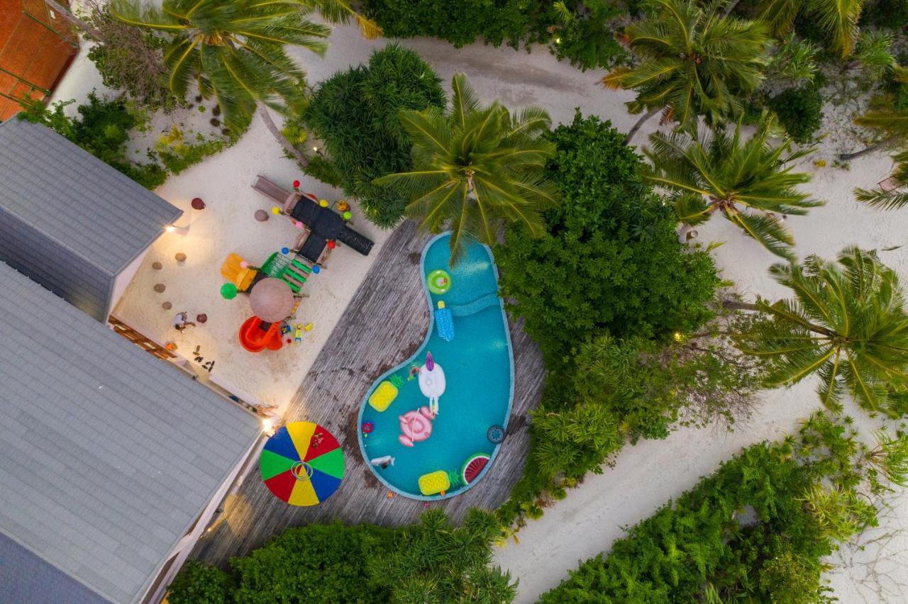 The Standard, Huruvalhi Maldives (Adults Only) Meedhoo  Ngoại thất bức ảnh Aerial view of the resort