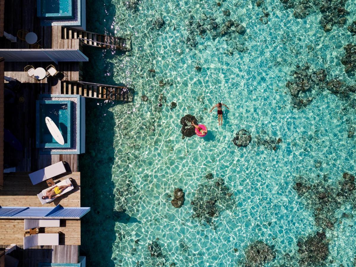 The Standard, Huruvalhi Maldives (Adults Only) Meedhoo  Ngoại thất bức ảnh Aerial view of the resort